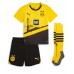 Günstige Borussia Dortmund Donyell Malen #21 Babykleidung Heim Fussballtrikot Kinder 2023-24 Kurzarm (+ kurze hosen)